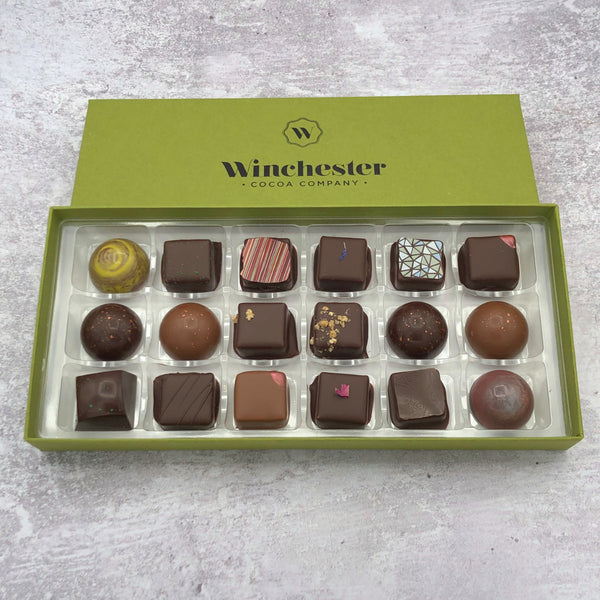 Fresh chocolate selection box