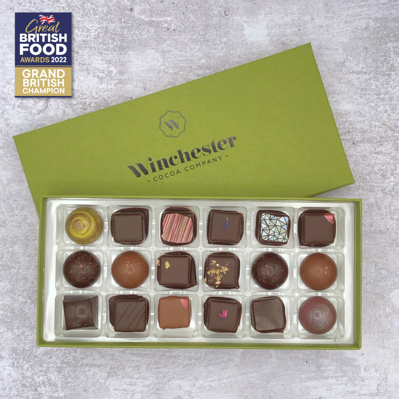 Award winning selection boxes of fine, handmade Chocolates - Winchester ...