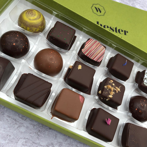 Fresh chocolate selection box