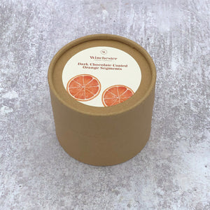 Dark chocolate orange segments