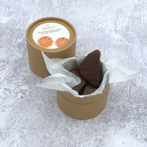 Dark chocolate orange segments